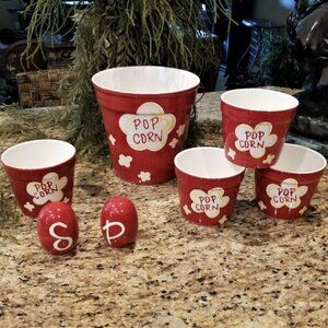 THE MAIN INGREDIENTS POPCORN Serving Bowl Set with Popcorn Bowls